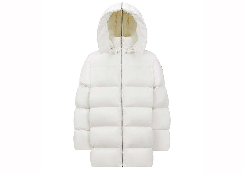 Rick Owens x Moncler Woven Hooded Cyclopic Coat Milk
