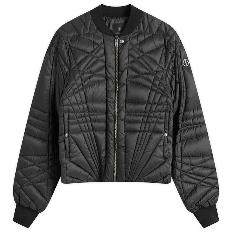 Rick Owens x Moncler Woven Megapenta Flight Jacket Black