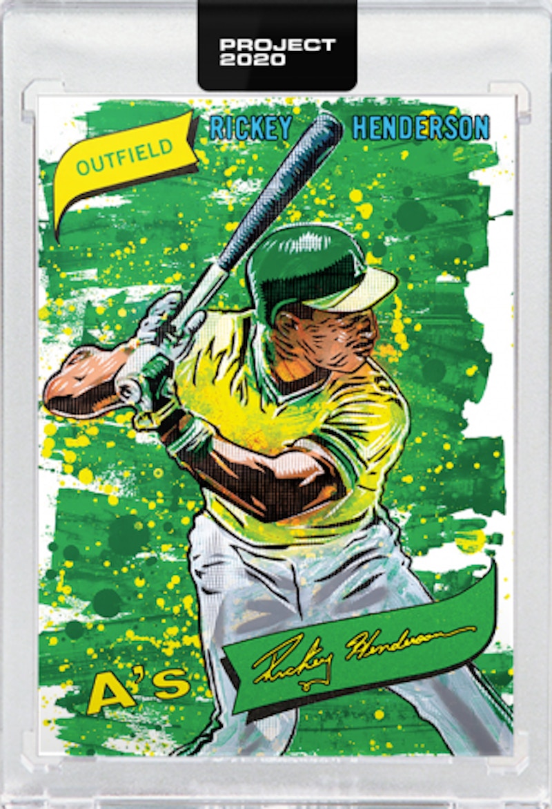 Rickey Henderson 1980 Topps Project 2020 Blake Jamieson  /3819 #57