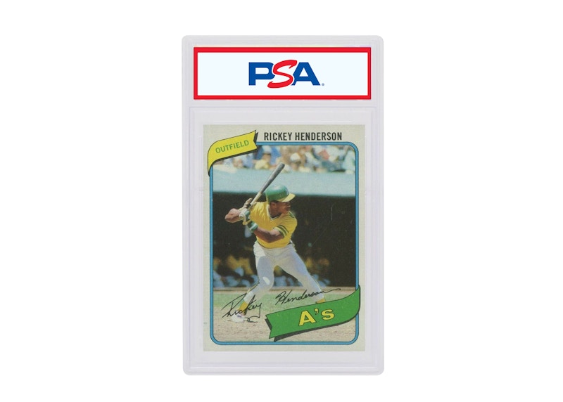 Rickey Henderson 1980 Topps Rookie #482 (PSA or BGS Graded)