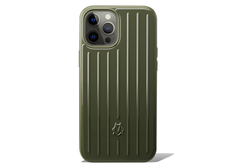 Rimowa Polycarbonate Cactus Green Groove Case for iPhone 12 Pro Max