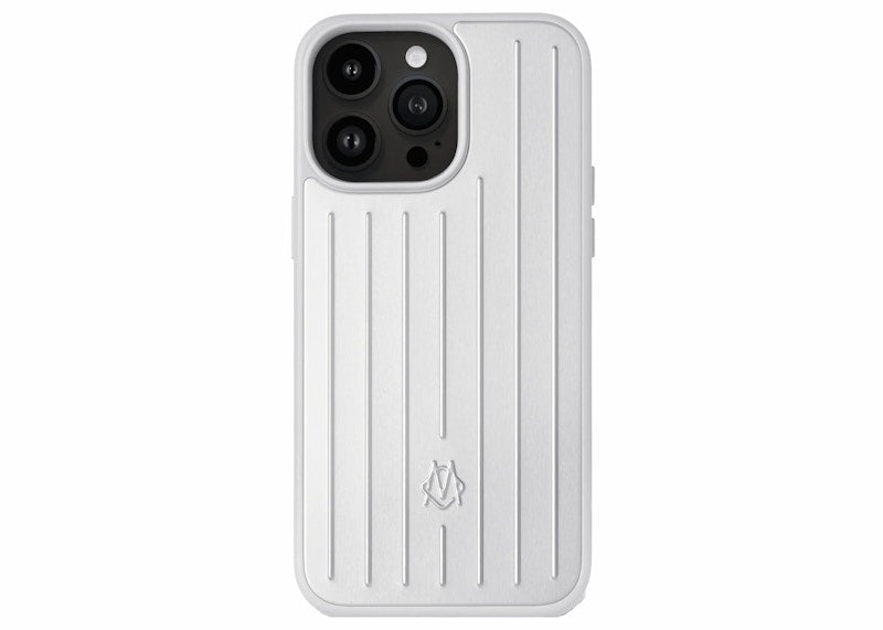 Rimowa iPhone 14 Pro Max Aluminium Cover Silver