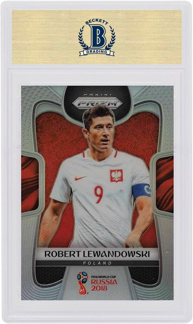 Robert Lewandowski 2018 Panini Prizm World Cup Silver #146 (PSA or BGS Graded)