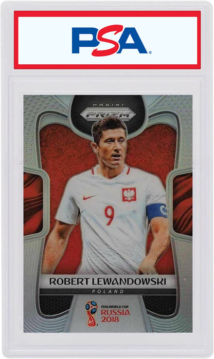 Robert Lewandowski 2018 Panini Prizm World Cup Silver #146 (PSA or BGS Graded)