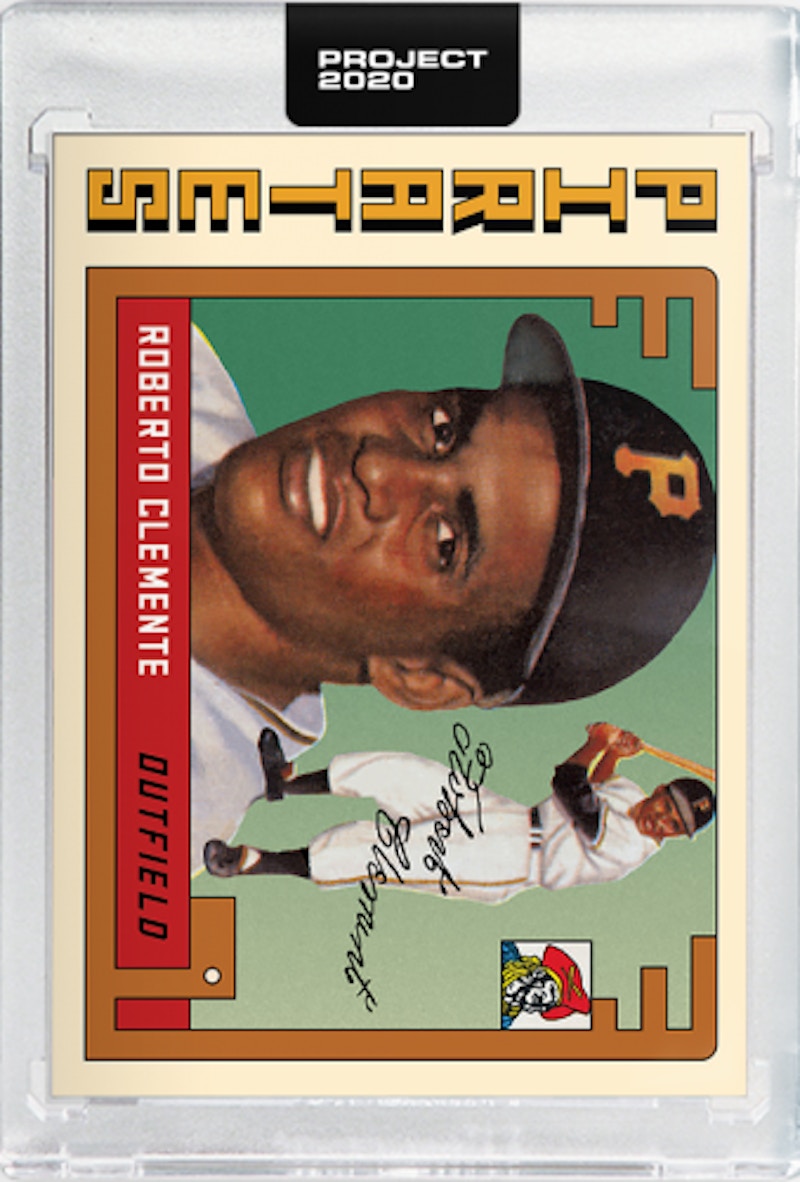 Roberto Clemente 1955 Topps Project 2020 Grotesk Artist Proof /20 #45