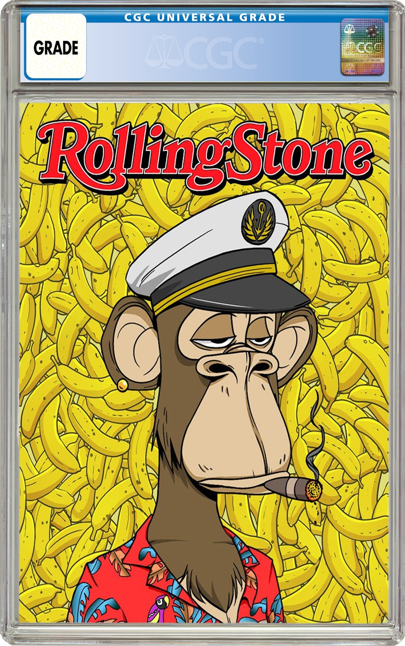 Rolling Stone x Bored Ape Yacht Club. Limited Edition Zine Magazine (Edition of 2500) CGC Graded