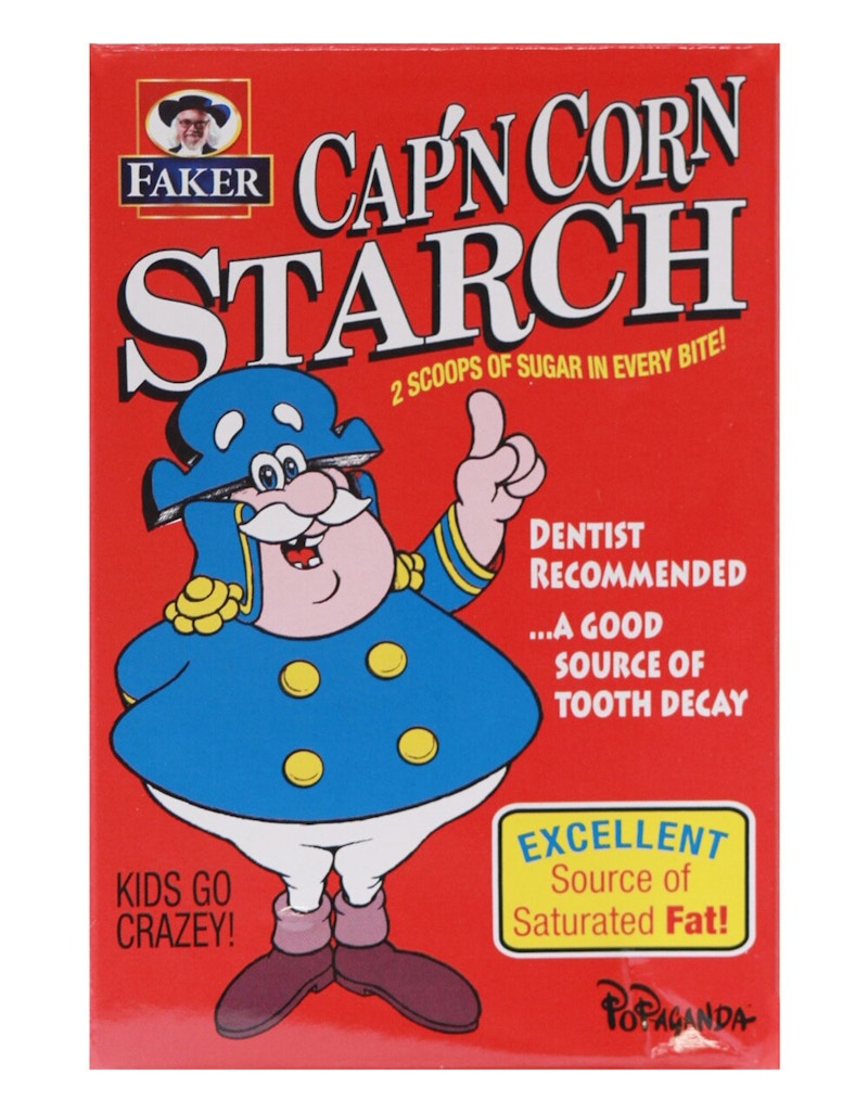 Ron English Cereal Killer Cap'N Cornstarch Figure (3 Inch)