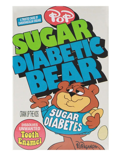 Ron English Cereal Killer Sugar Diabetic Bear Figure (3 Inch)