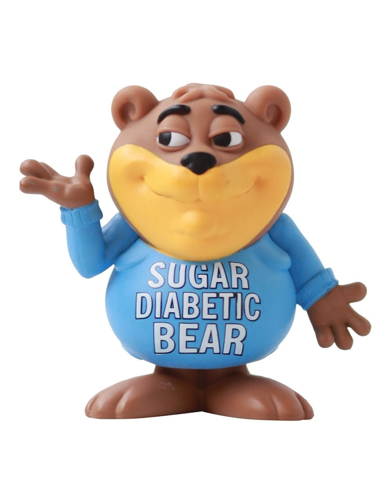 Ron English Cereal Killer Sugar Diabetic Bear Figure (3 Inch)