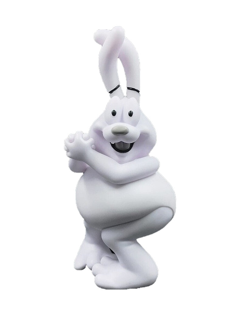 Ron English Popaganda Cereal Killers Tricky The Obese Rabbit Figure (8 Inch) Monotone Edition