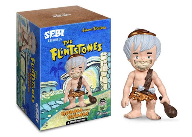 Ron English x Hanna Barbera The Flintstones Bamm Bamm Figure