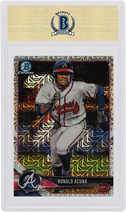 Ronald Acuna 2018 Bowman Mega Box Chrome Prospects Mojo #BCP1 (PSA or BGS Graded)