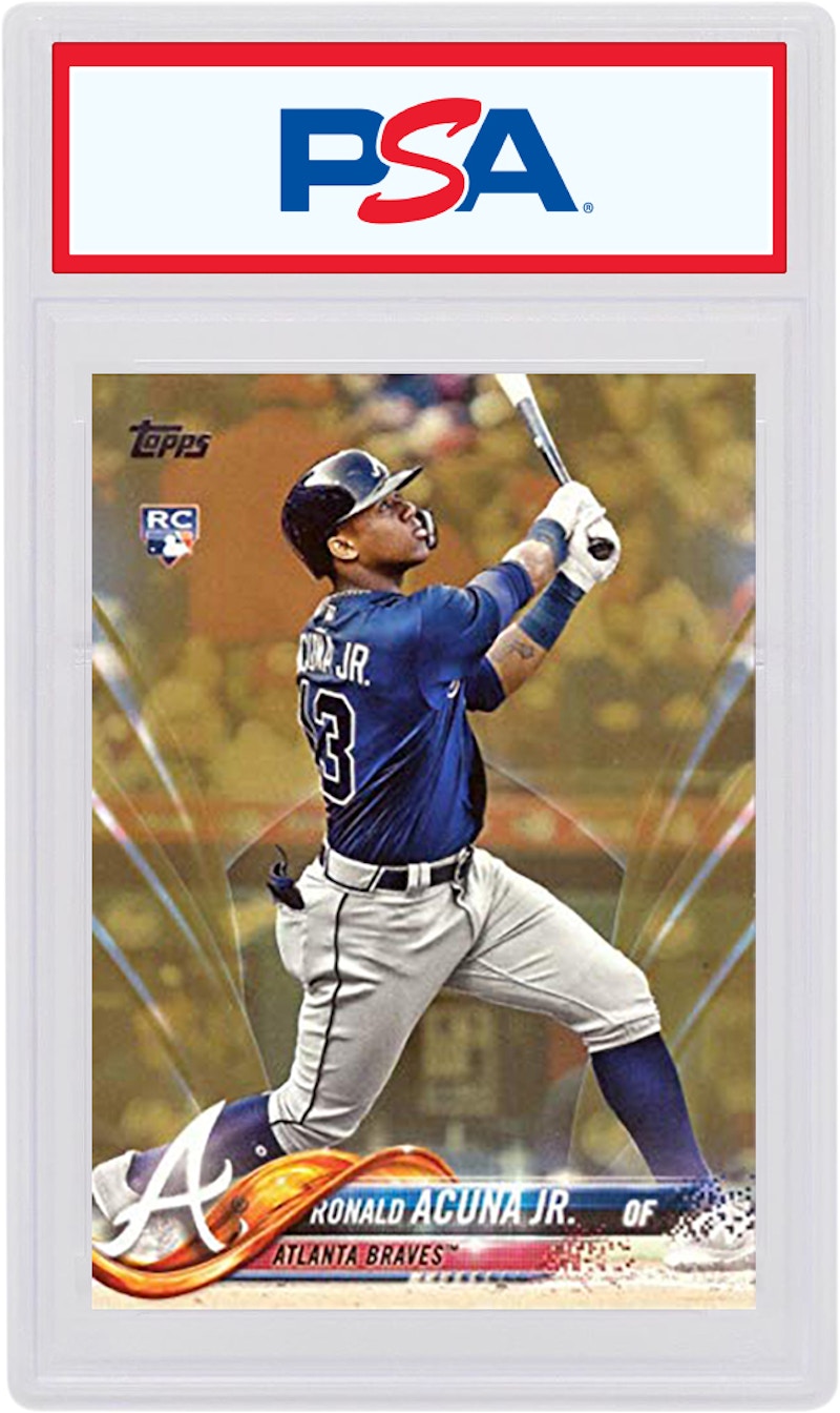 Ronald Acuna 2018 Topps Update Rookie Gold /2018 #US250 (PSA or BGS Graded)