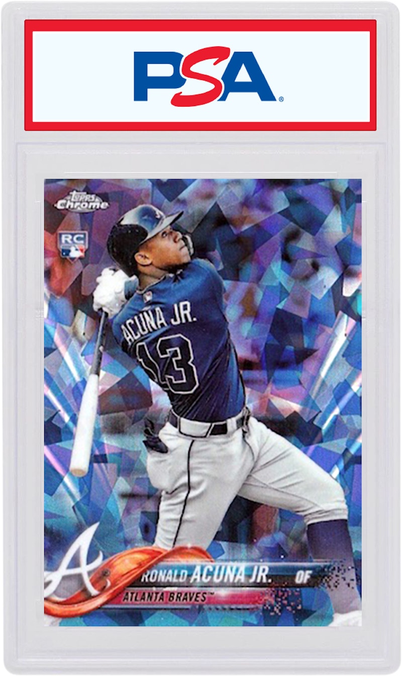 Ronald Acuna Jr. 2018 Topps Chrome Sapphire Edition Rookie #698 (PSA or BGS Graded)
