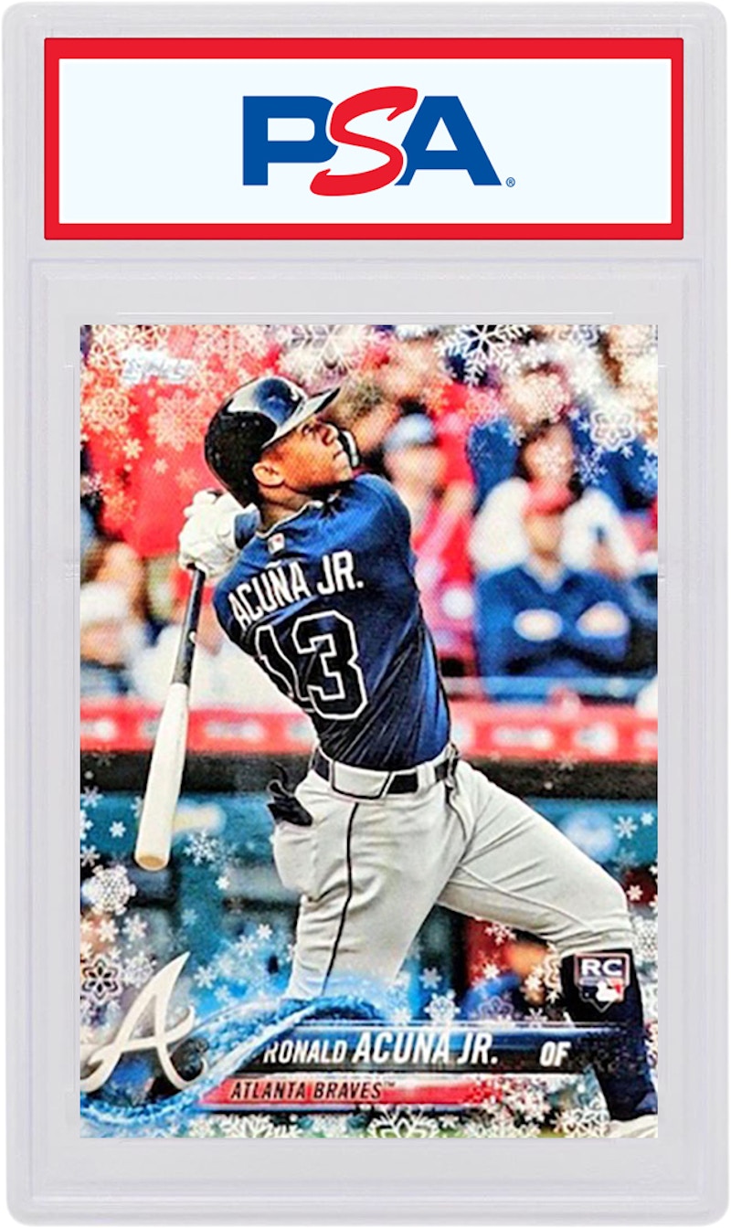 Ronald Acuna Jr. 2018 Topps Holiday Rookie #HMW50 (PSA or BGS Graded)