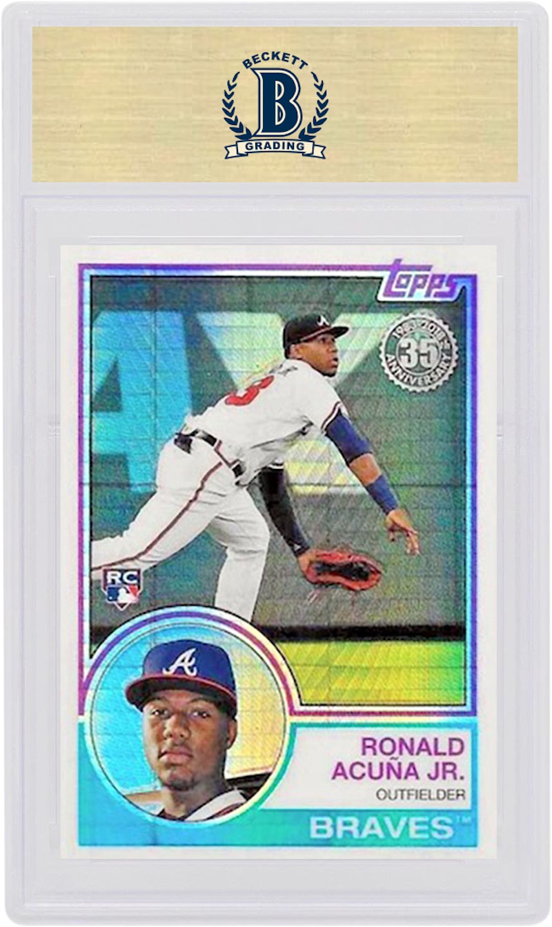 Ronald Acuna Jr. 2018 Topps Silver Pack Rookie #101 (PSA or BGS Graded)