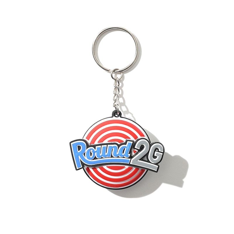 Round Two x 2G Logo Keychain Red