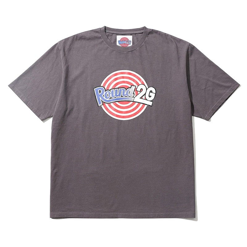 Round Two x 2G Logo Tee Faded Grey