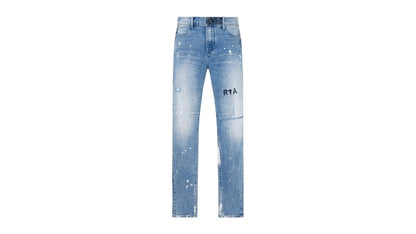 RtA Clayton Jean Distressed White Paint/Blue