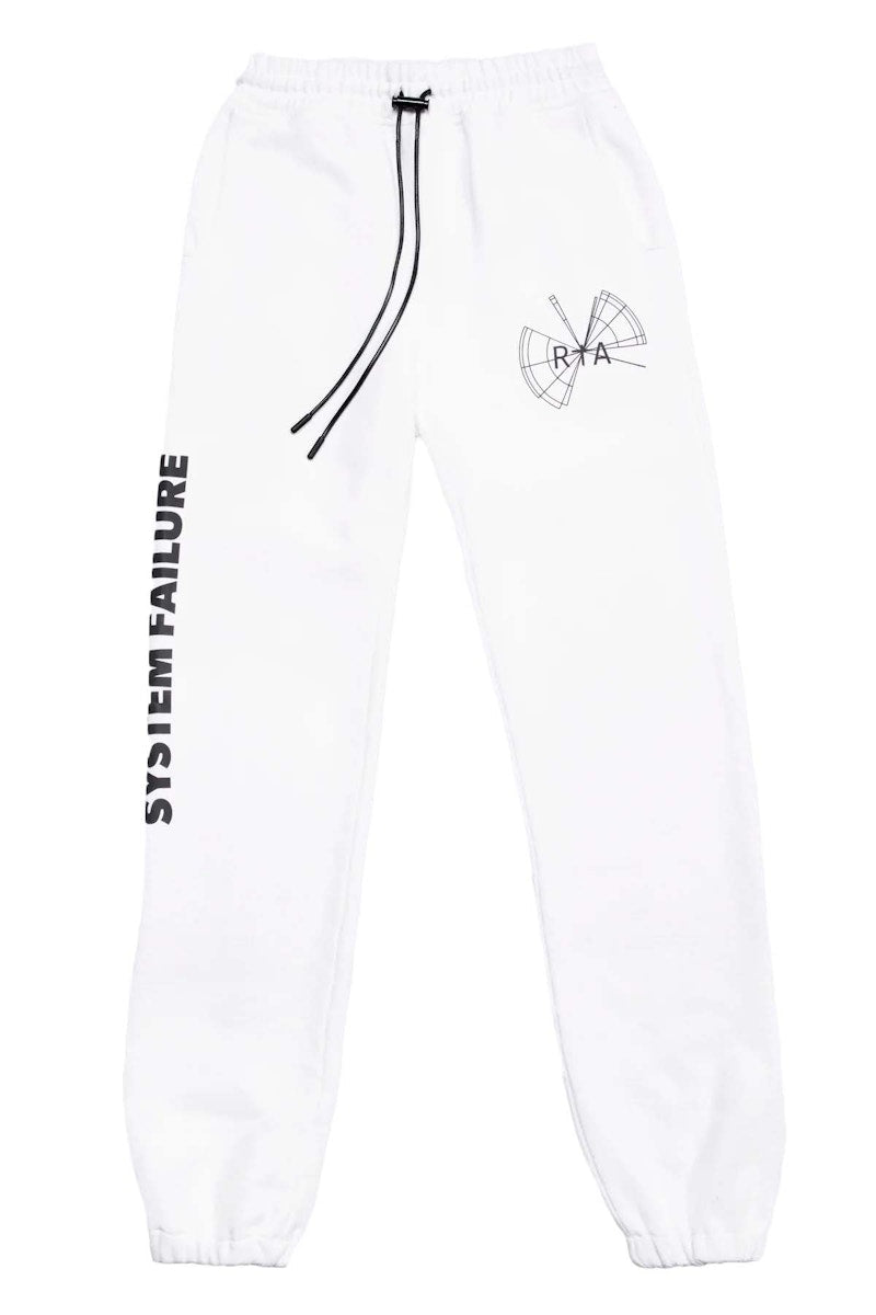 RtA Owen - System Failure Sweatpants White