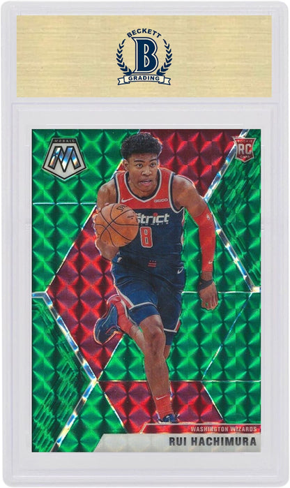 Rui Hachimura 2019 Panini Mosaic Rookie Green #231 (PSA or BGS Graded)