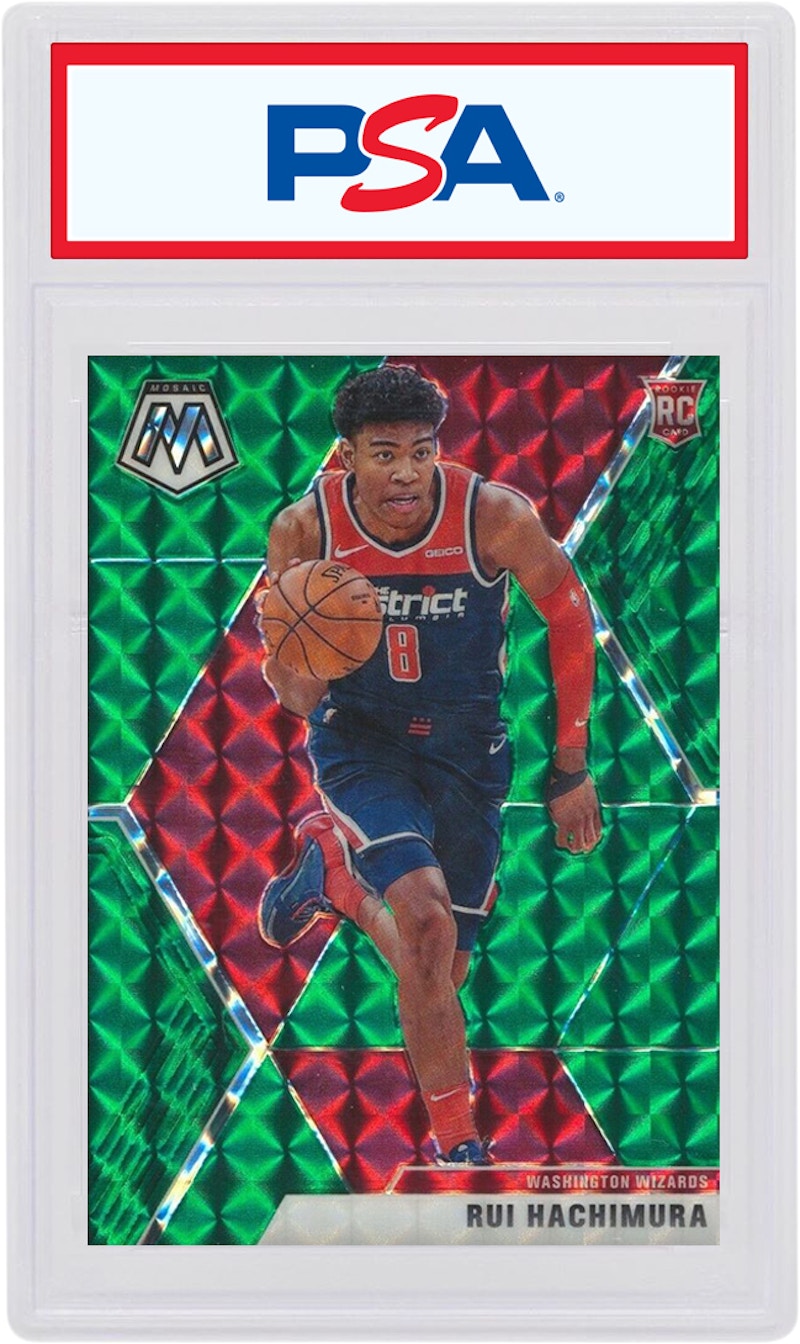 Rui Hachimura 2019 Panini Mosaic Rookie Green #231 (PSA or BGS Graded)