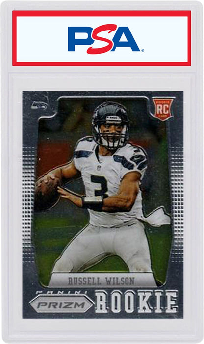 Russell Wilson 2012 Panini Prizm Rookie Towel Up #230 (PSA or BGS Graded)