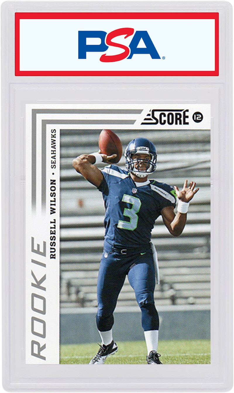 Russell Wilson 2012 Panini Score Rookie #372 (PSA or BGS Graded)