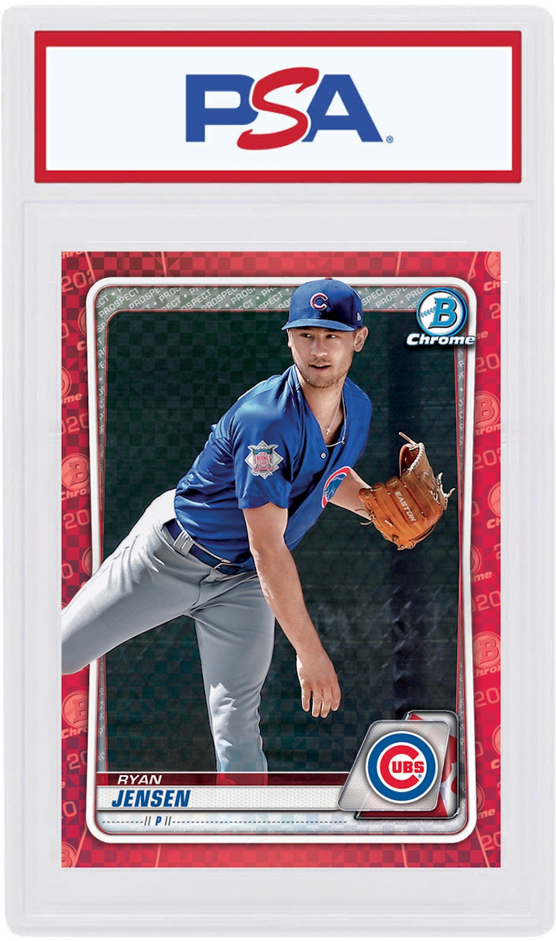 Ryan Jensen 2020 Bowman Chrome X Red X-Fractor 1/1 #BCP-231 (PSA or BGS Graded)