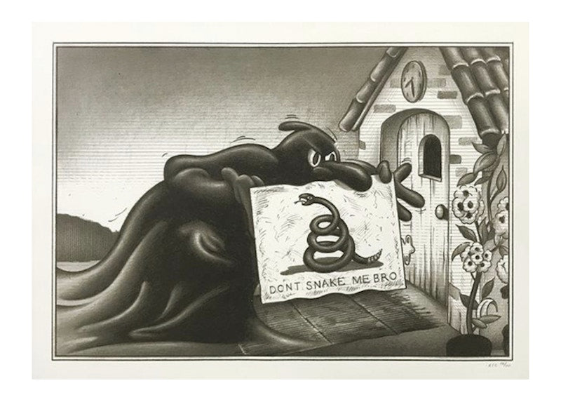 Ryan Travis Christian Don't Snake Me Bro Print (Signed, Edition of 100)