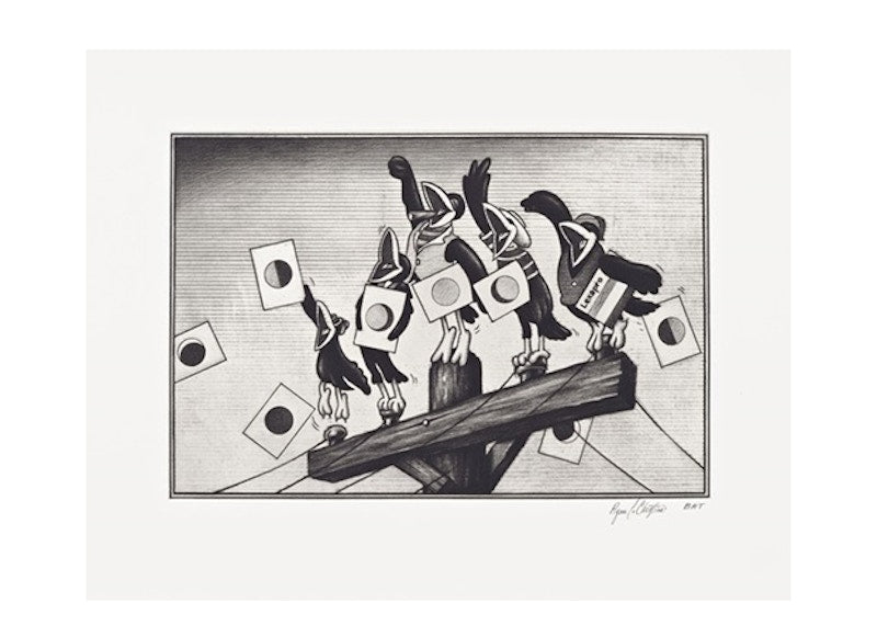 Ryan Travis Christian Laughing Bird Loop 2 Print (Signed, Edition of 50)