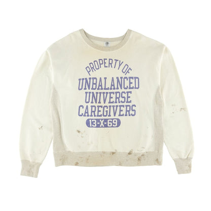 Saint Mxxxxxx College Sweatshirt White