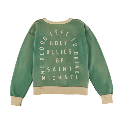 Saint Mxxxxxx No Blood Left Sweatshirt Green