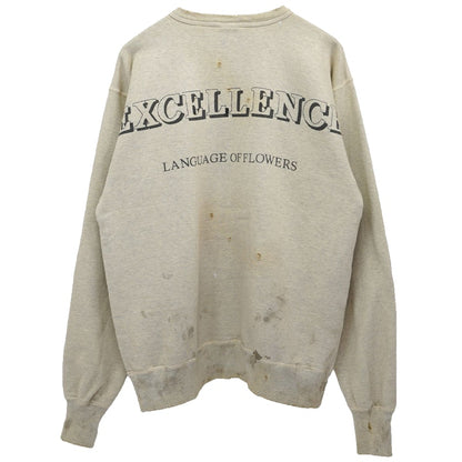 Saint Mxxxxxx x Denim Tears Cotton Crewneck Sweatshirt Grey