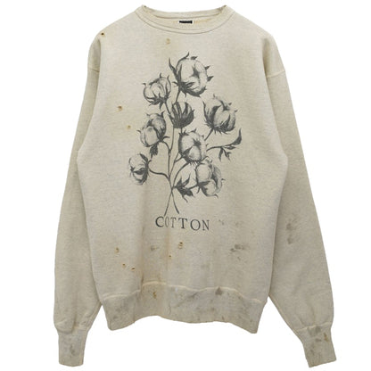 Saint Mxxxxxx x Denim Tears Cotton Crewneck Sweatshirt Grey