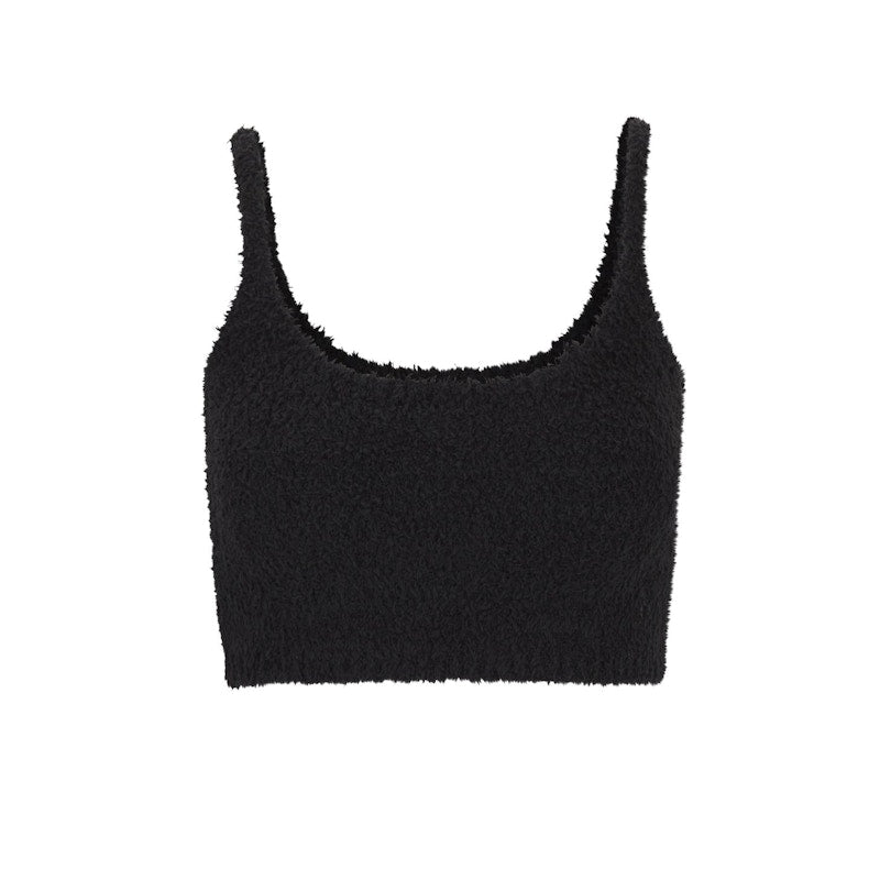 SKIMS Cozy Knit Bralette Onyx