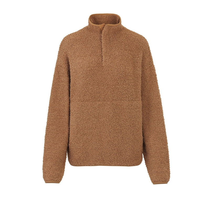 SKIMS Cozy Knit Pullover Camel
