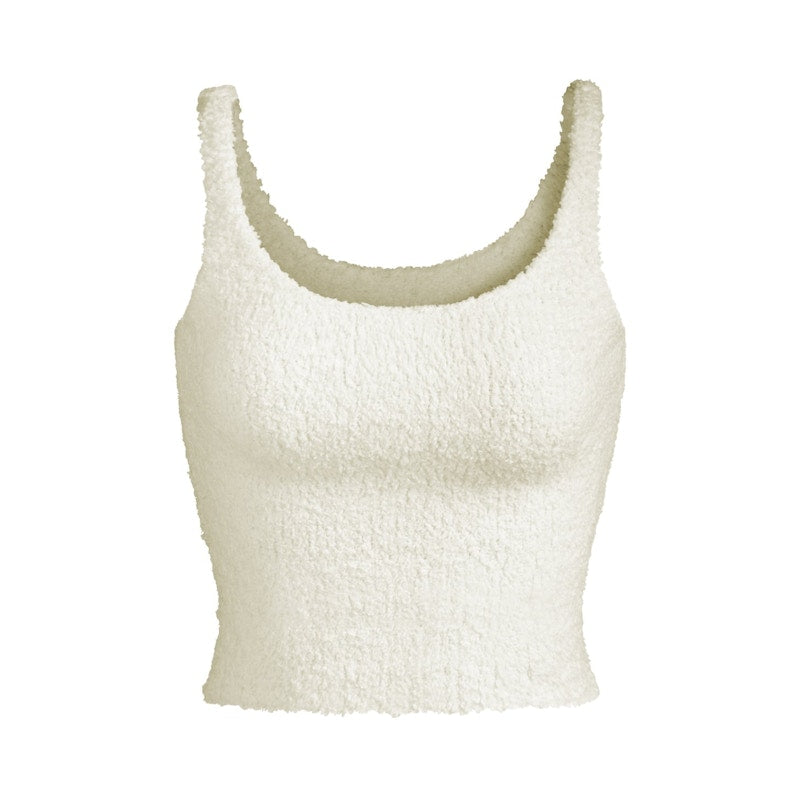 SKIMS Cozy Knit Tank Bone