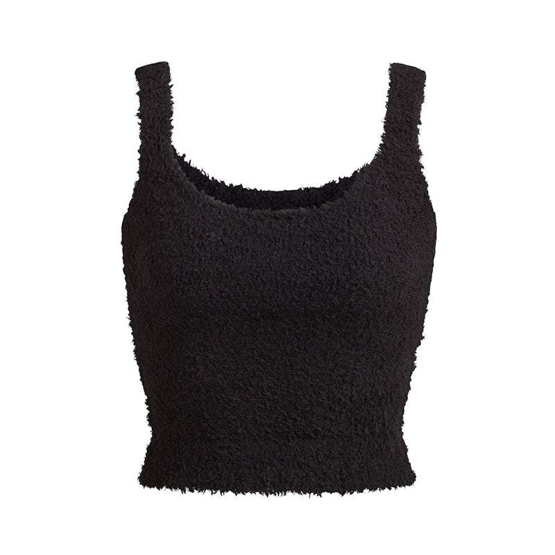 SKIMS Cozy Knit Tank Onyx