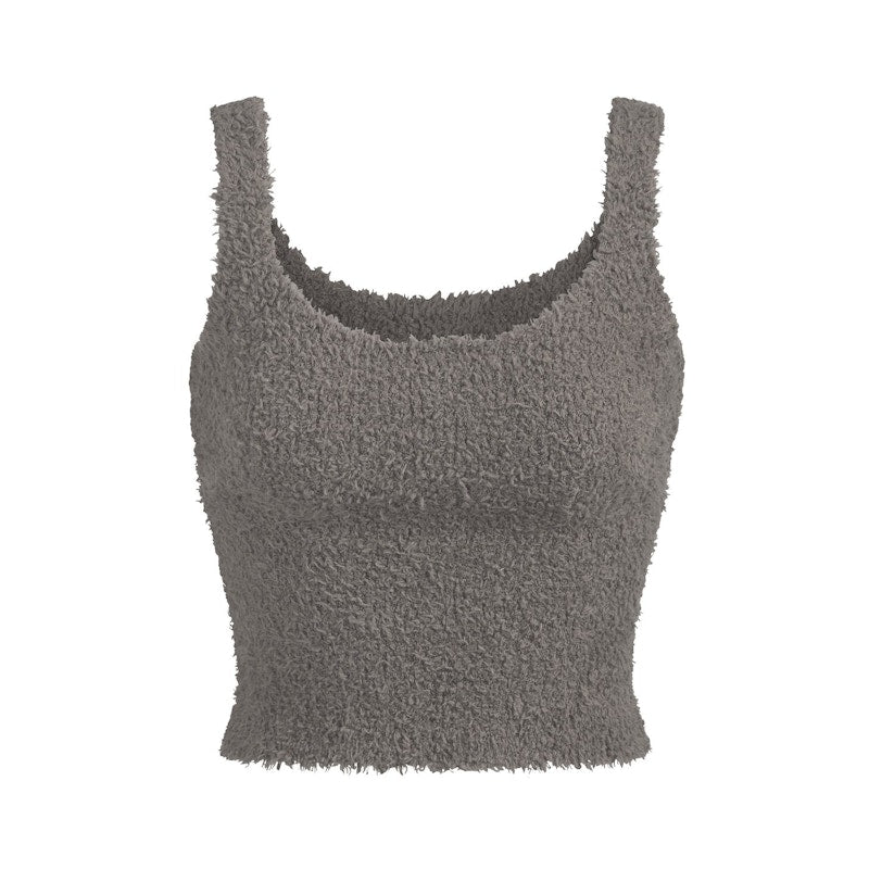 SKIMS Cozy Knit Tank Smoke