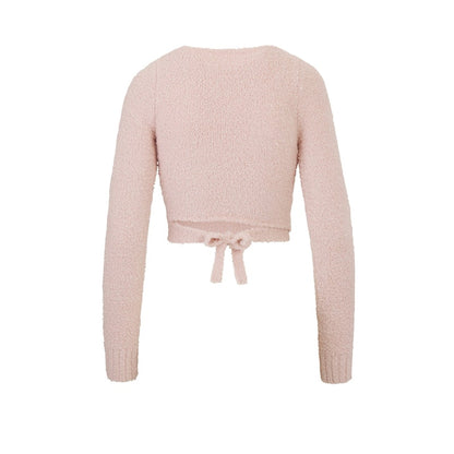 SKIMS Cozy Knit Wrap Top Dusk