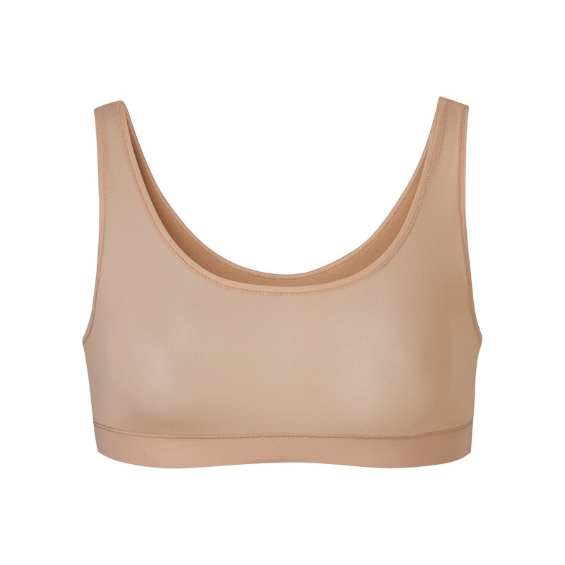 SKIMS Jelly Sheer Scoop Neck Bralette Clay