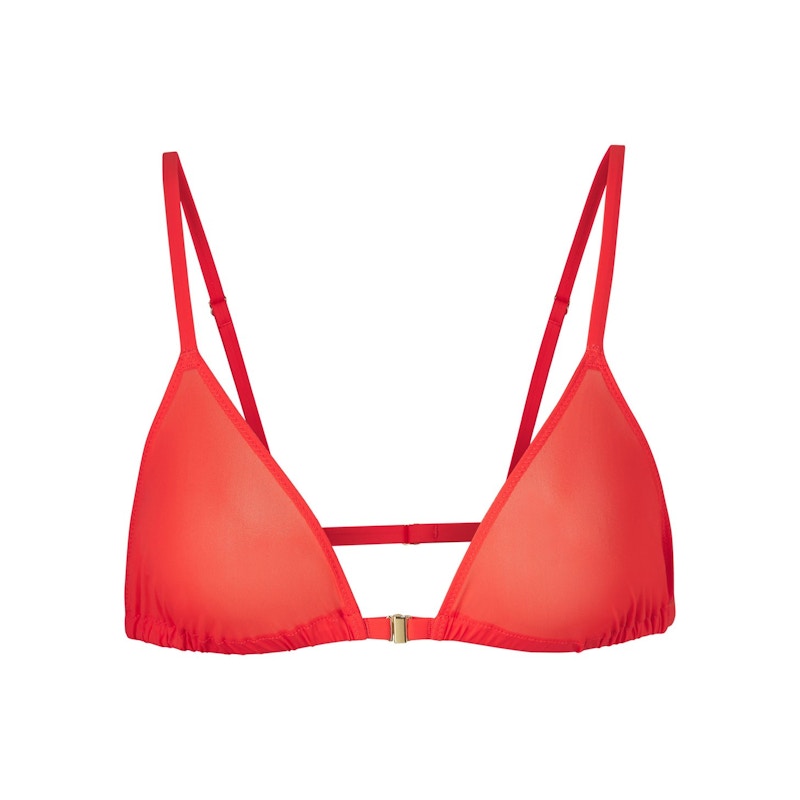 SKIMS Jelly Sheer Triangle Bralette Poppy