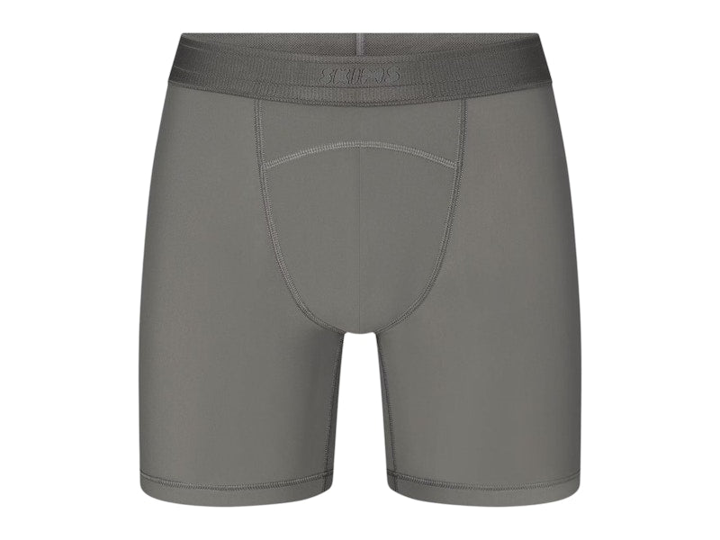 SKIMS Men's 5" Flex Boxer Brief Gunmetal