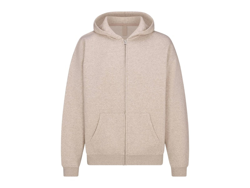 SKIMS Men's Relaxed Zip Up Hoodie Desert Heather