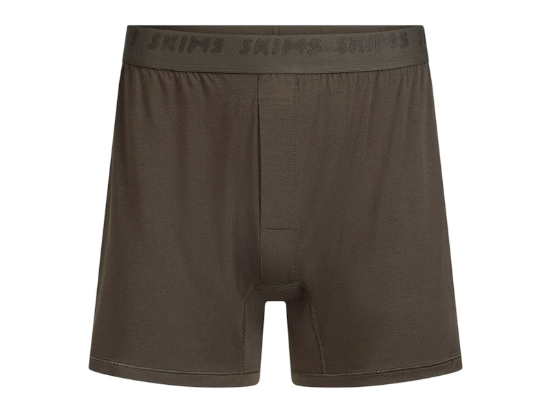 SKIMS Men's Stretch Knit Boxer Loden