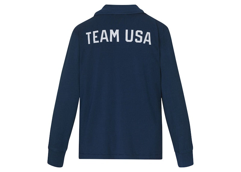 SKIMS Olympic Capsule Jersey Sleep Set Navy