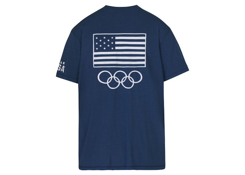 SKIMS Olympic Capsule Jersey T-Shirt Navy