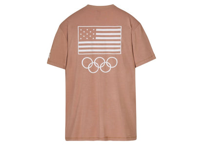 SKIMS Olympic Capsule Jersey T-Shirt Sienna