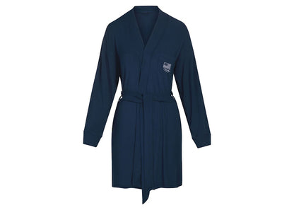 SKIMS Olympic Capsule Rib Robe Navy